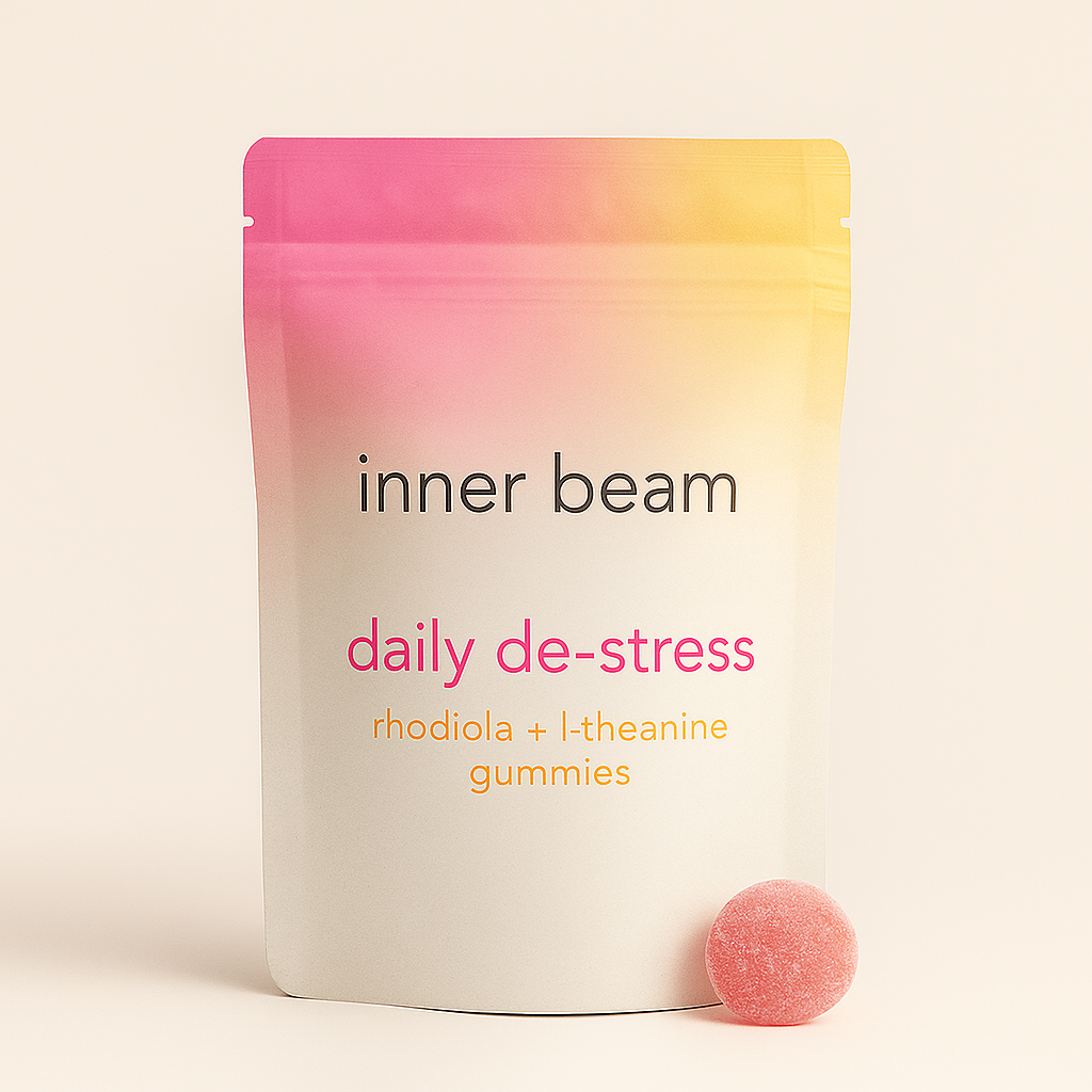 Daily De-Stress Gummies - Rhodiola + L-Theanine